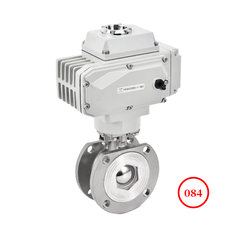 电动对夹薄型球阀通常型 electronic wafer thin ball valve Q971F-16 220V