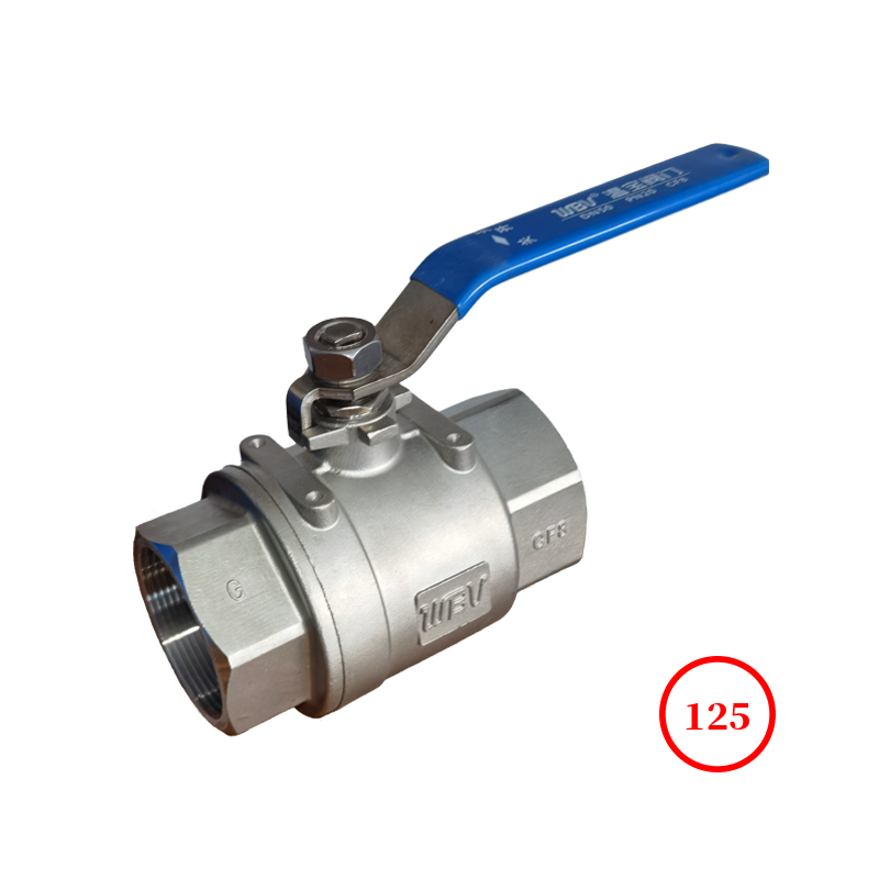 二片式德标球阀G1螺纹 DIN 2PC ball valve Q11F-40/160 CF8M
