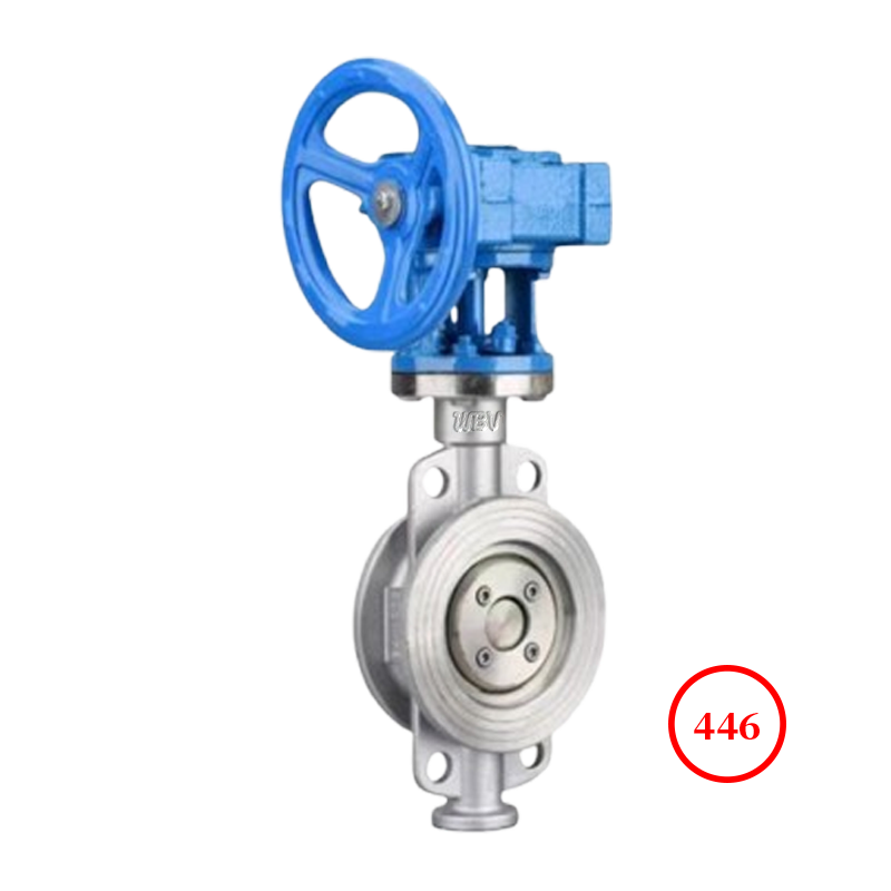 对夹三偏疼多档次密封蝶阀 wafer three eccentric multi-level hard seal butterfly valve D363
