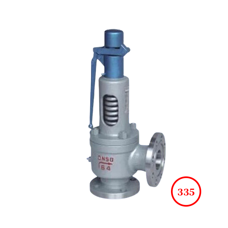 盛开式带扳手弹簧微启式安全阀 open spring low-lift safety valve with level A47H