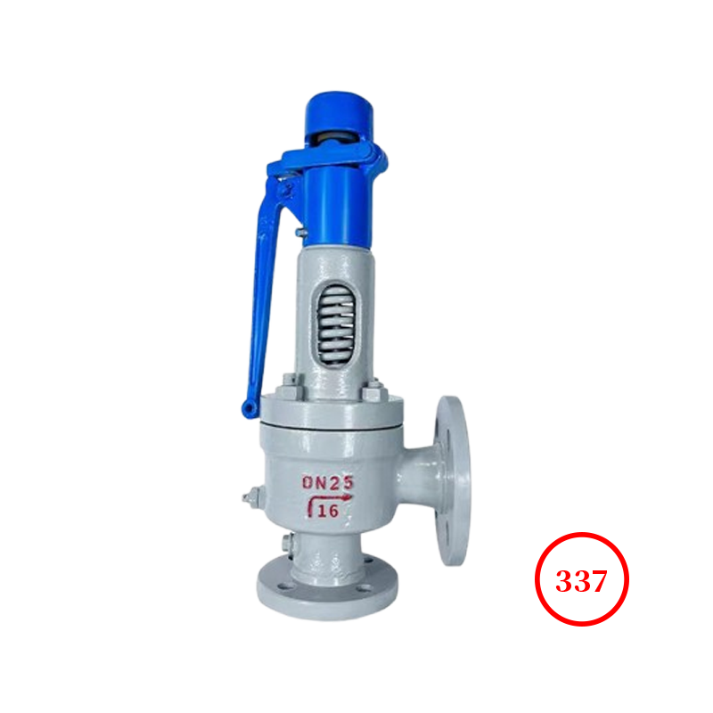 盛开式带扳手弹簧全启式安全阀 open spring full-lift safety valve with level  A48Y