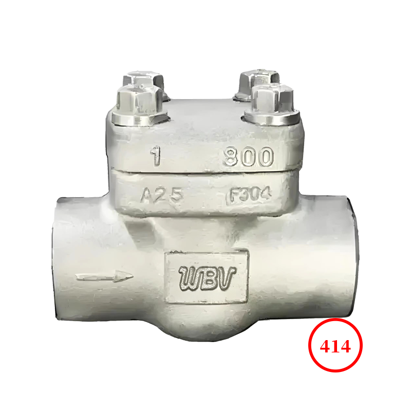 Stainless steel threaded/socket welded connection check valve H11H/H61H-800LB