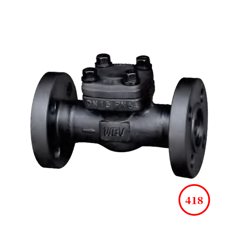 Forged steel carbon steel national standard swing check valve H44H-64/100/160/250